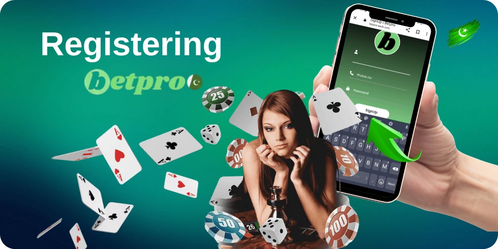 How to register at BetPro Pakistan