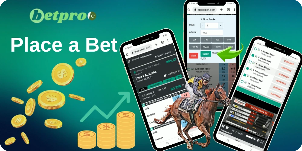 How to Place a Bet at BetPro