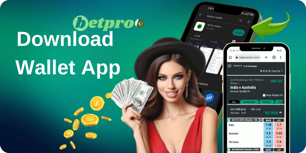 Download BetPro Wallet App